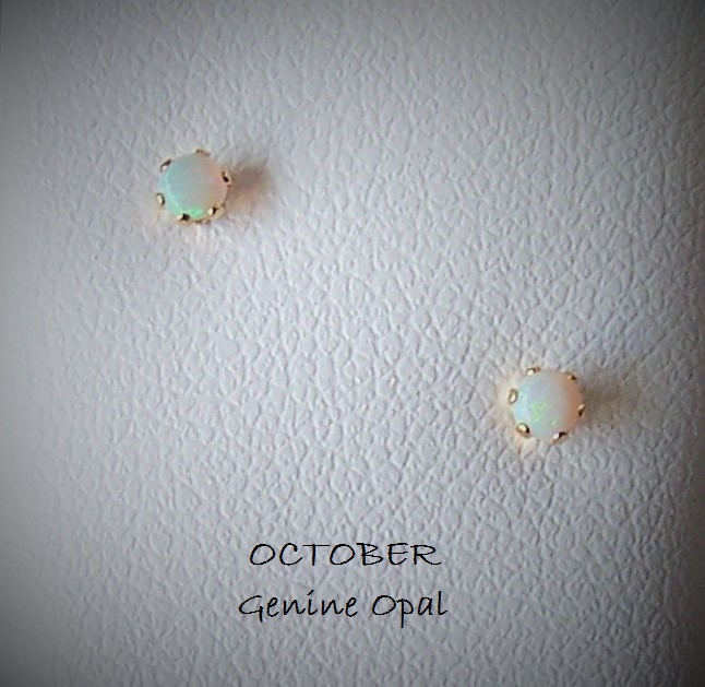 Genuine Opal
Color will vary!